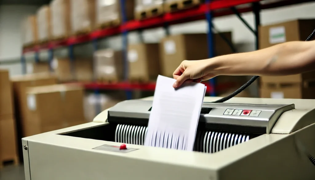 How to Properly Shred Sensitive Documents