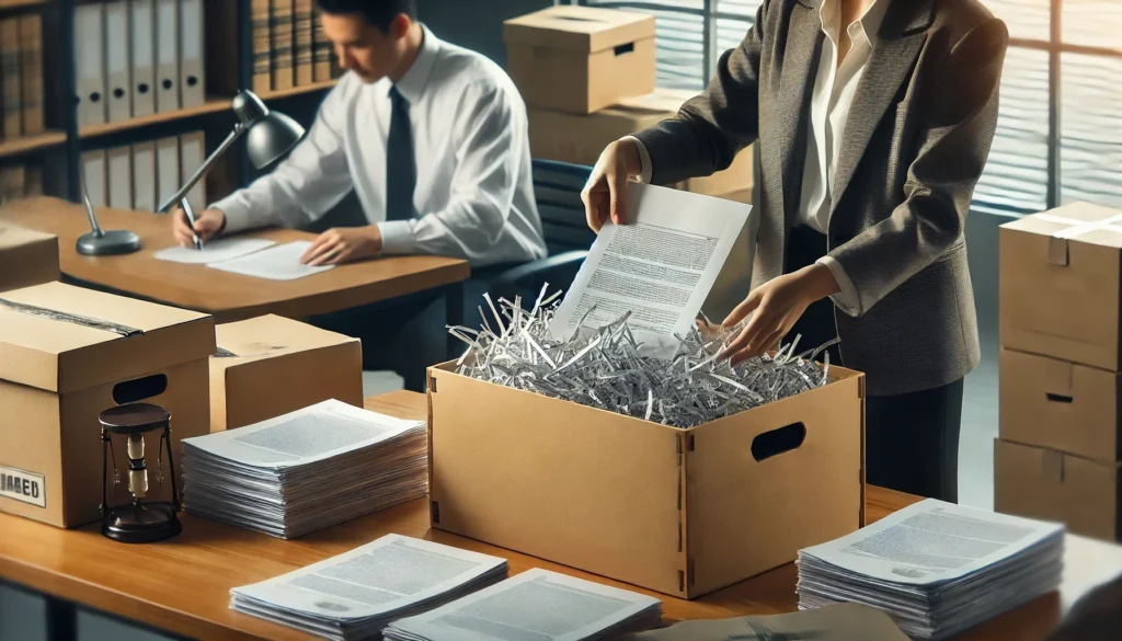 Preparing for On-Site Shredding