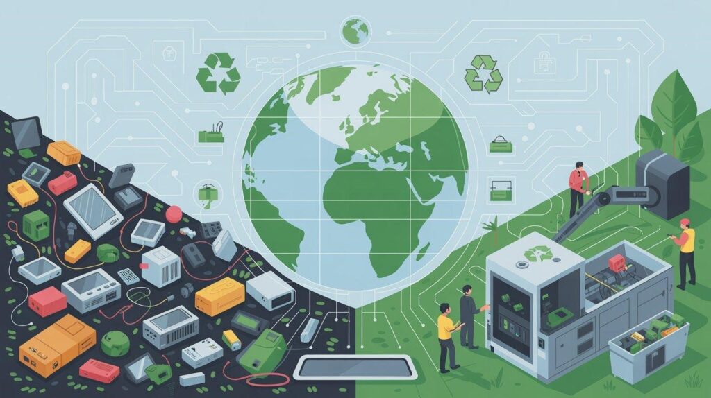 Impact of E-Waste Disposal on Nature