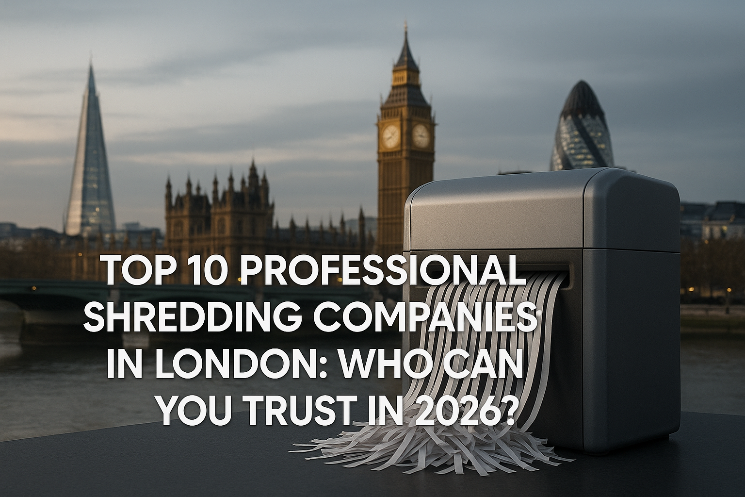 Top 10 Professional Shredding Companies in London: Who Can You Trust in 2026