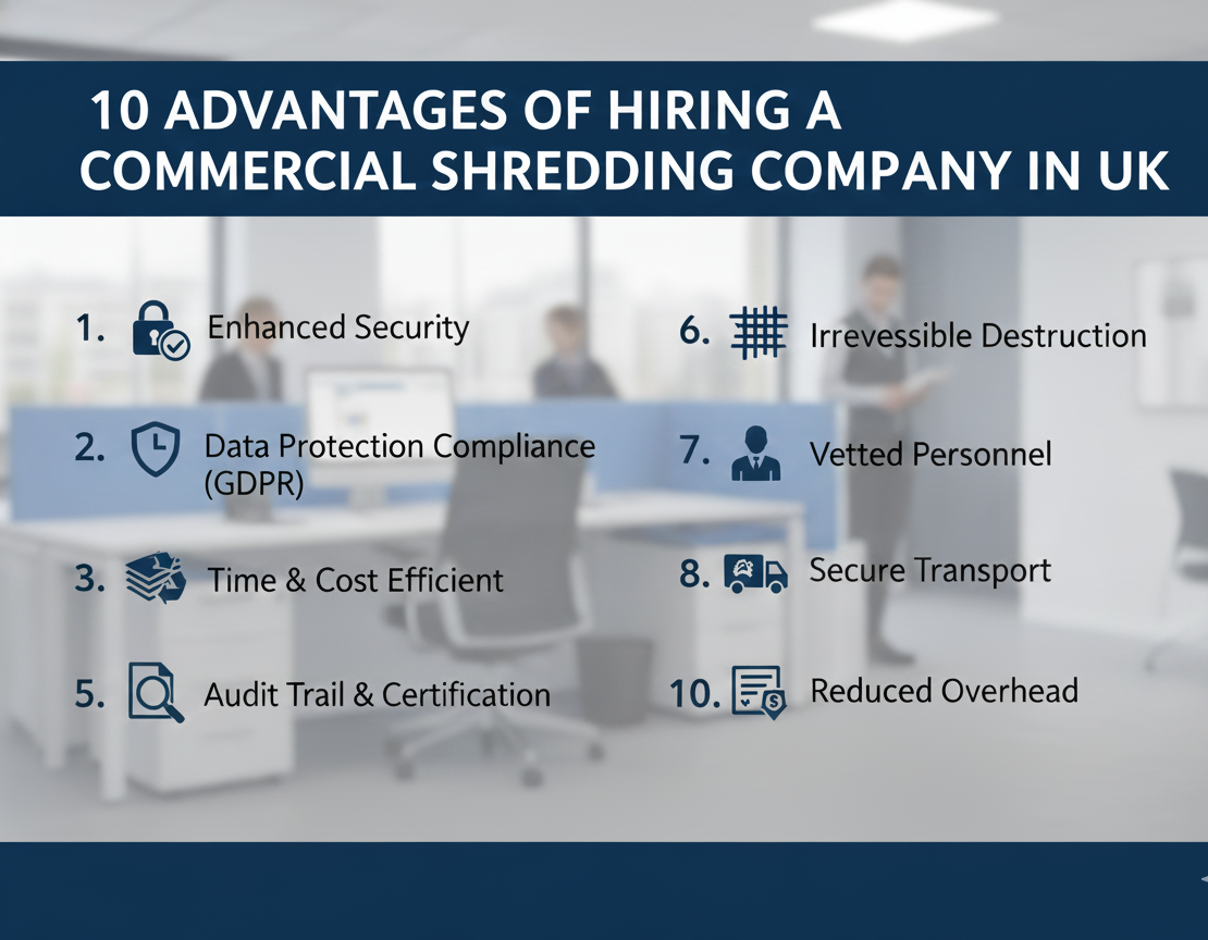 10 Advantages of Hiring a Commercial Shredding Company in UK